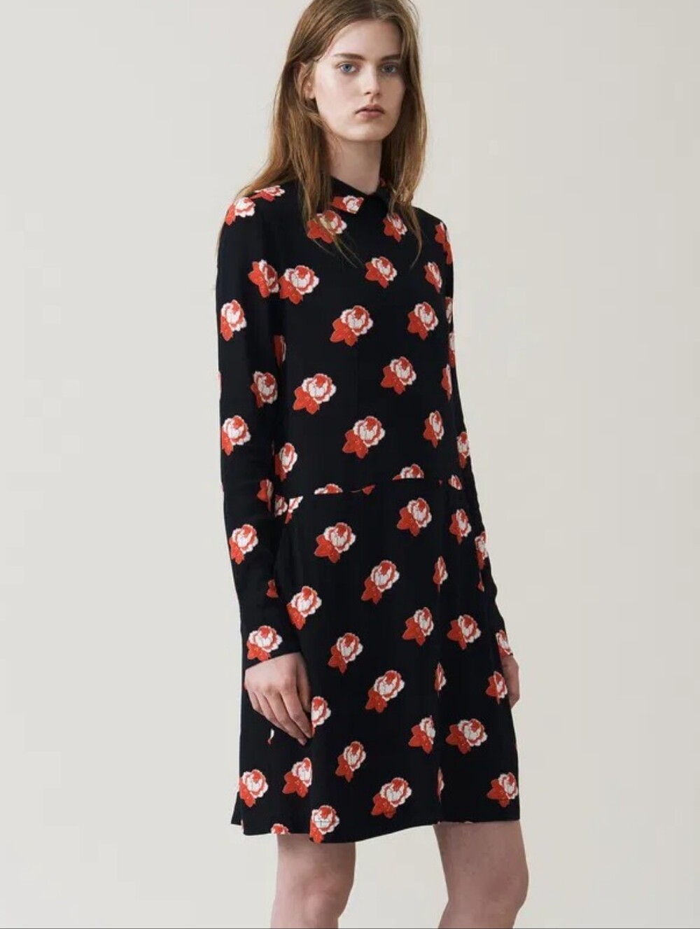 Ganni Floral Print Cottagecore Dress Women's Sz US Small EU 36